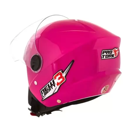 Capacete Moto Aberto Pro Tork New Liberty 3 Three Cor Rosa Tamanho 60
