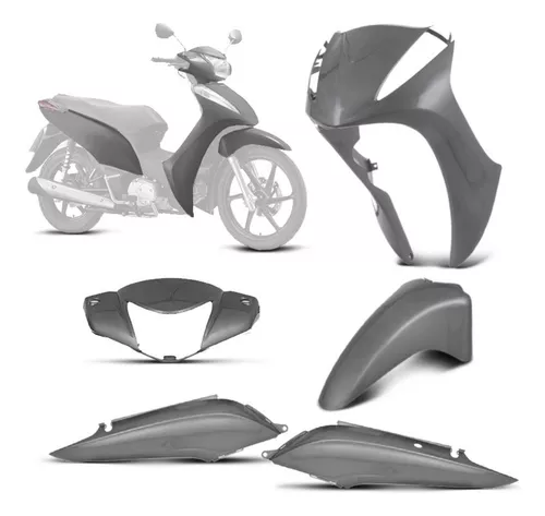 Kit Carenagem Roupa Moto Honda Biz 100 125 2011 a 2017 Ks Es