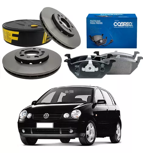 Kit Disco Pastilha Freio Dianteiro Original Polo 1.6 2003