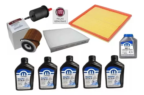 Kit Revisão Filtros Óleo Original Fiat Argo Cronos 1.8 Etorq