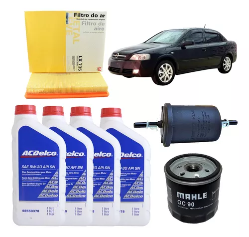 Kit Troca Óleo Acdelco 5w30 Astra Flexpower 2.0 2007 + Filtro