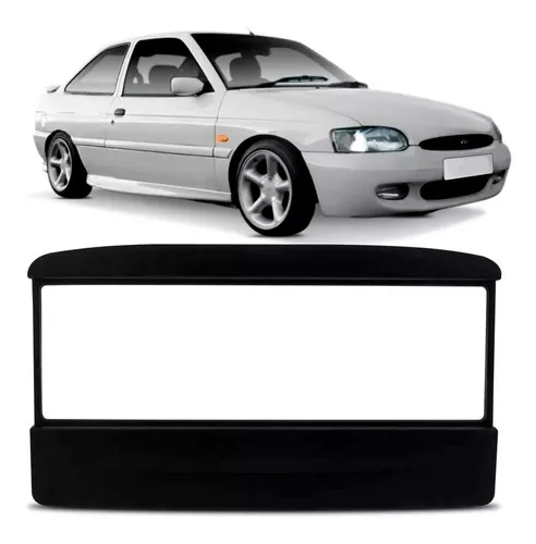 Moldura Painel Rádio Toca CD 1 Din Ford Escort 1997 a 2002
