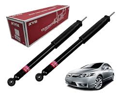 Par 2 Amortecedor Dianteiro Original Kayaba - Honda New Civic 1.8 16v Ivtec Flex Ano 2007 a 2012