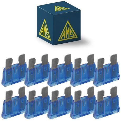 10 Fusiveis Lamina 15A Nissan Peugeot Toyota Azul Ams 16015