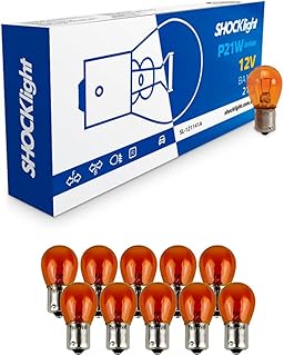 10 Lâmpada Gauss Miniatura Incolor R10W 12V BA15S 1 Polo GL0067A