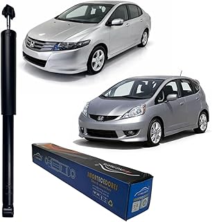 2 Amortecedor City Fit 2015 2021 Traseiro Motorista Passageiro Kayaba Kit