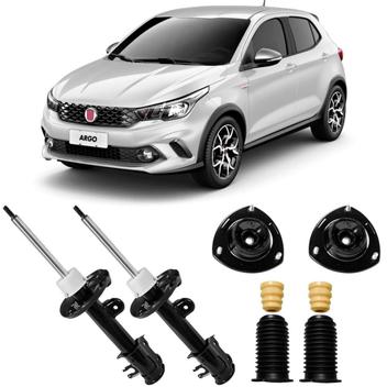 2 Amortecedor Fiat Argo Cronos 2017 2020 Dianteiro Nakata Kit