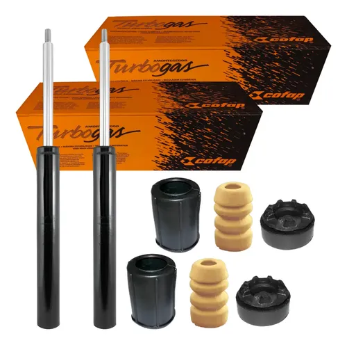 2 Amortecedor Fiat Fiorino 93 2012 Traseiro Cofap Kit