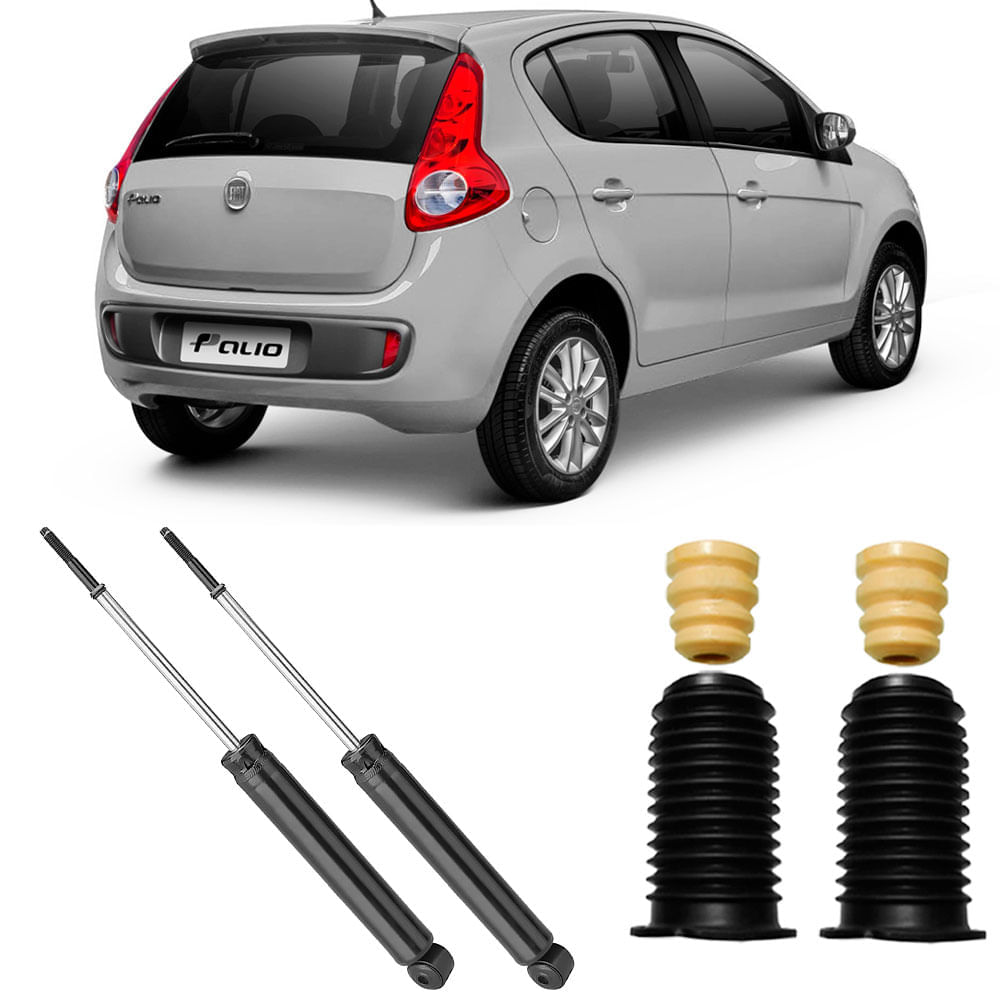 2 Amortecedor Fiat Palio 2012 2017 Traseiro Monroe