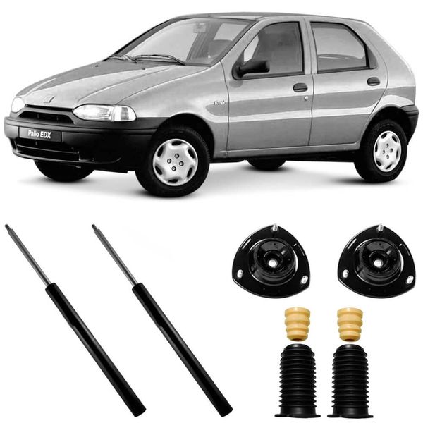 2 Amortecedor Fiat Palio 96 98 Dianteiro Monroe Kit