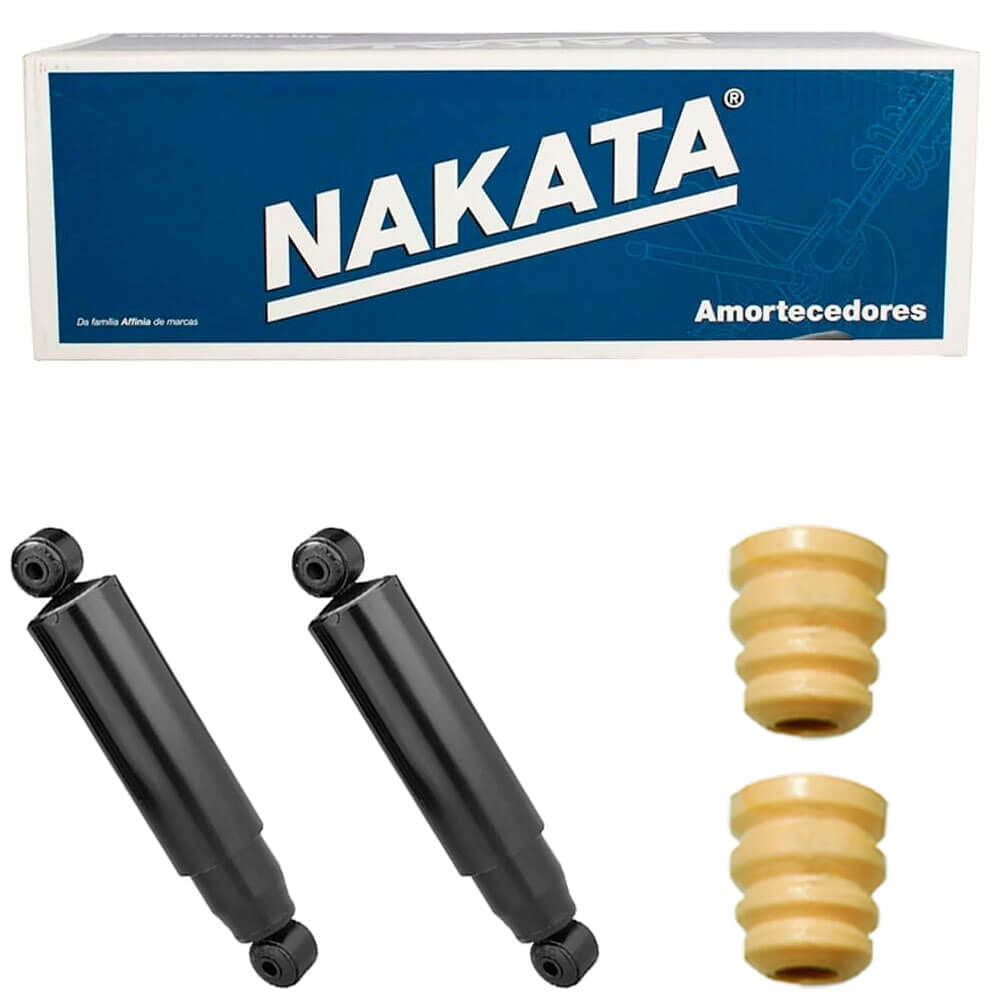 2 Amortecedor Fiat Palio Weekend 97 98 Traseiro Motorista Passageiro Nakata Kit