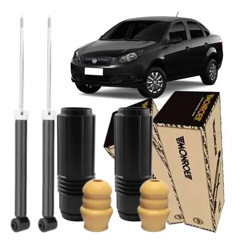 2 Amortecedor Fiat Siena 97 98 Dianteiro Monroe Kit