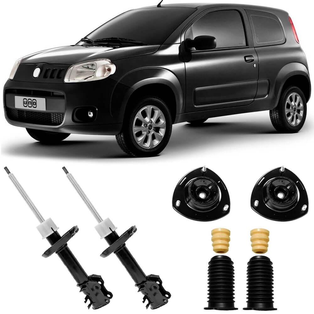 2 Amortecedor Fiat Uno 2011 2018 Dianteiro Monroe Kit