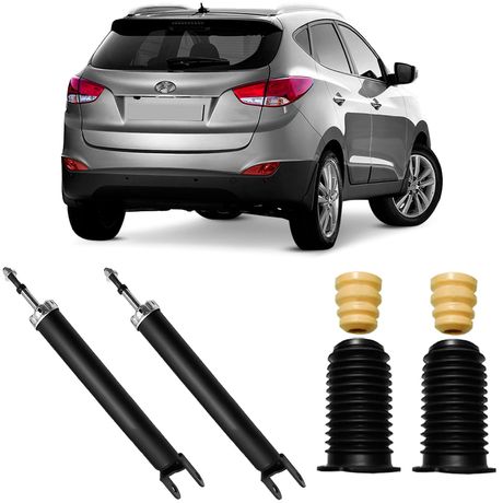 2 Amortecedor Hyundai IX35 2010 2015 Traseiro Monroe Kit