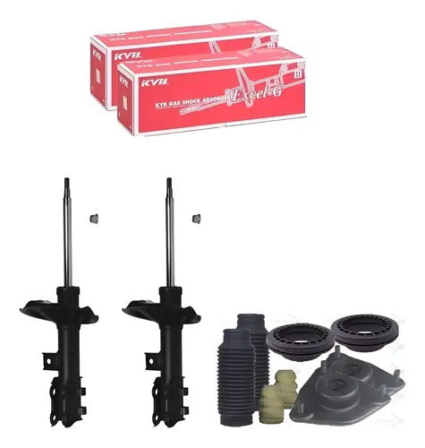 2 Amortecedor Kia Cerato 2009 2013 Dianteiro Kayaba Kit KYB