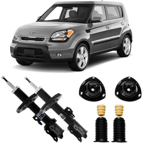 2 Amortecedor Kia Soul 1 6 16V 2009 2015 Dianteiro Nakata Kit