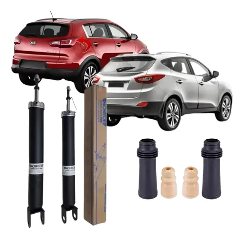 2 Amortecedor Kia Sportage 2005 2010 Dianteiro Monroe Kit
