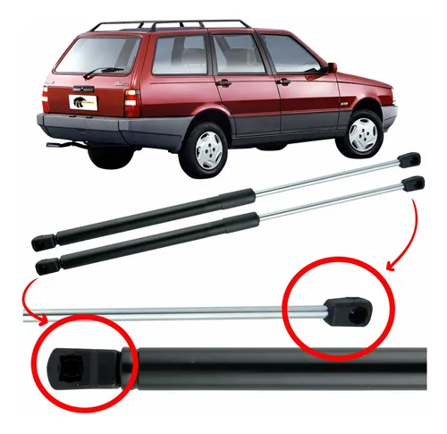 2 Amortecedor Mala Fiat Elba 87 96 Nakata