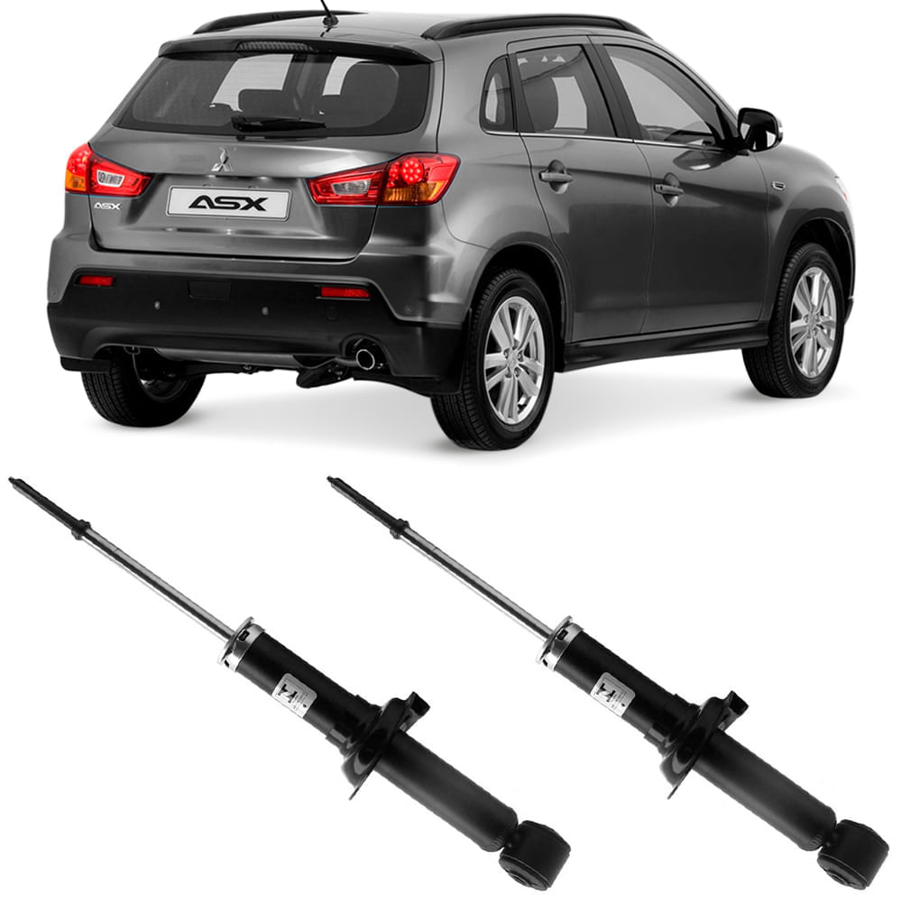 2 Amortecedor Mitsubishi Asx 2011 2018 Traseiro Kayaba KYB