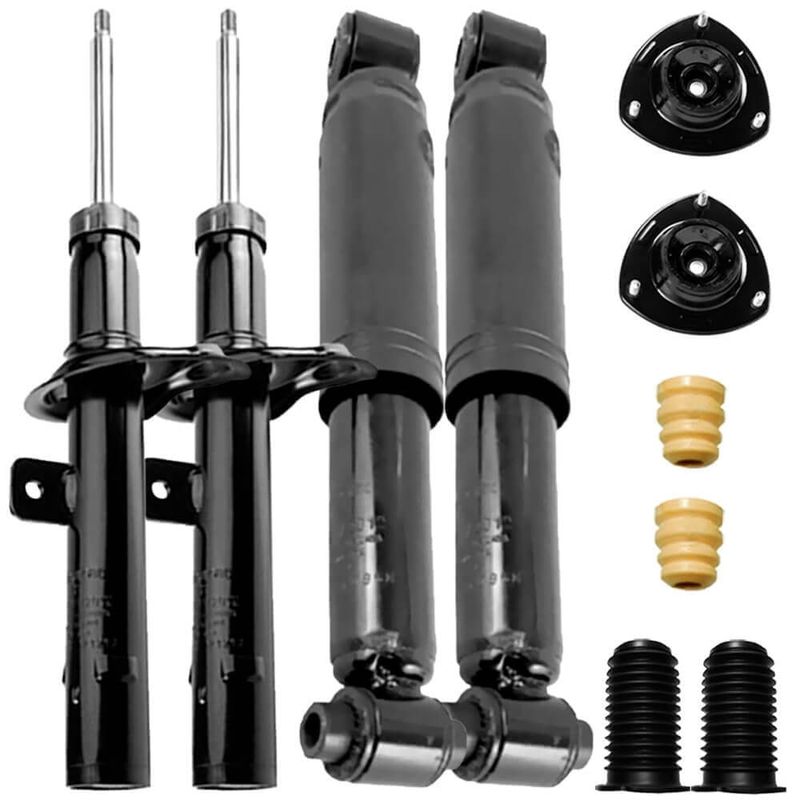2 Amortecedor Peugeot 206 99 2010 Dianteiro Motorista Passageiro Monroe Kit