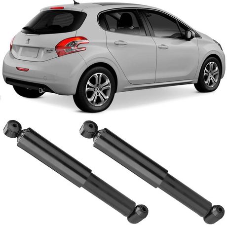 2 Amortecedor Peugeot 208 2013 2017 Traseiro Motorista Passageiro Monroe
