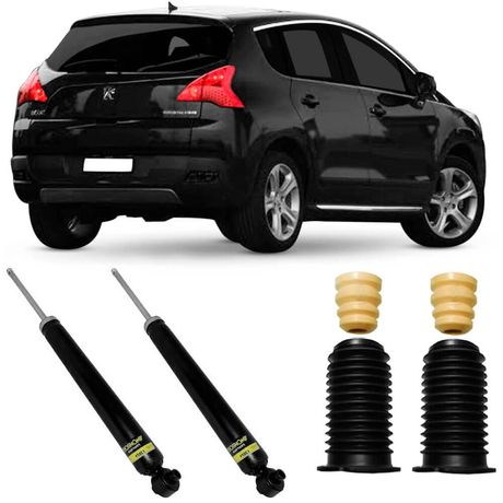 2 Amortecedor Peugeot 3008 2011 2016 Traseiro Motorista Passageiro Monroe Kit