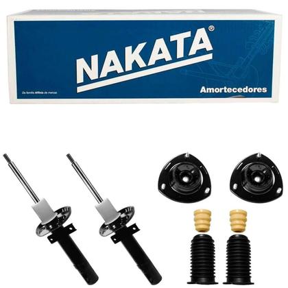 2 Amortecedor Spacefox 2004 2015 Dianteiro Motorista Passageiro Nakata Kit