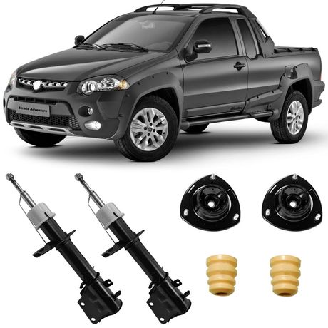 2 Amortecedor Strada 2001 2013 Dianteiro Monroe Kit