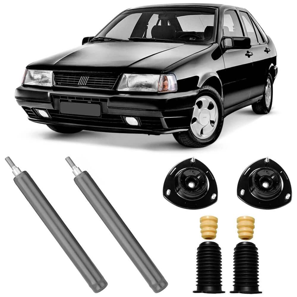 2 Amortecedor Tempra 92 99 Dianteiro Motorista Passageiro Nakata Kit