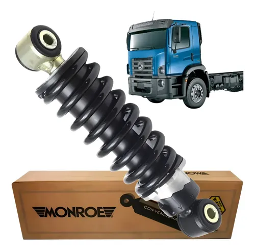 2 Amortecedor VW Constellation 2007 2010 Traseiro Motorista Passageiro Monroe