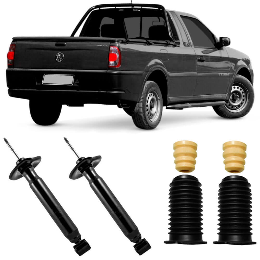 2 Amortecedor VW Saveiro 98 2008 Traseiro Cofap Kit