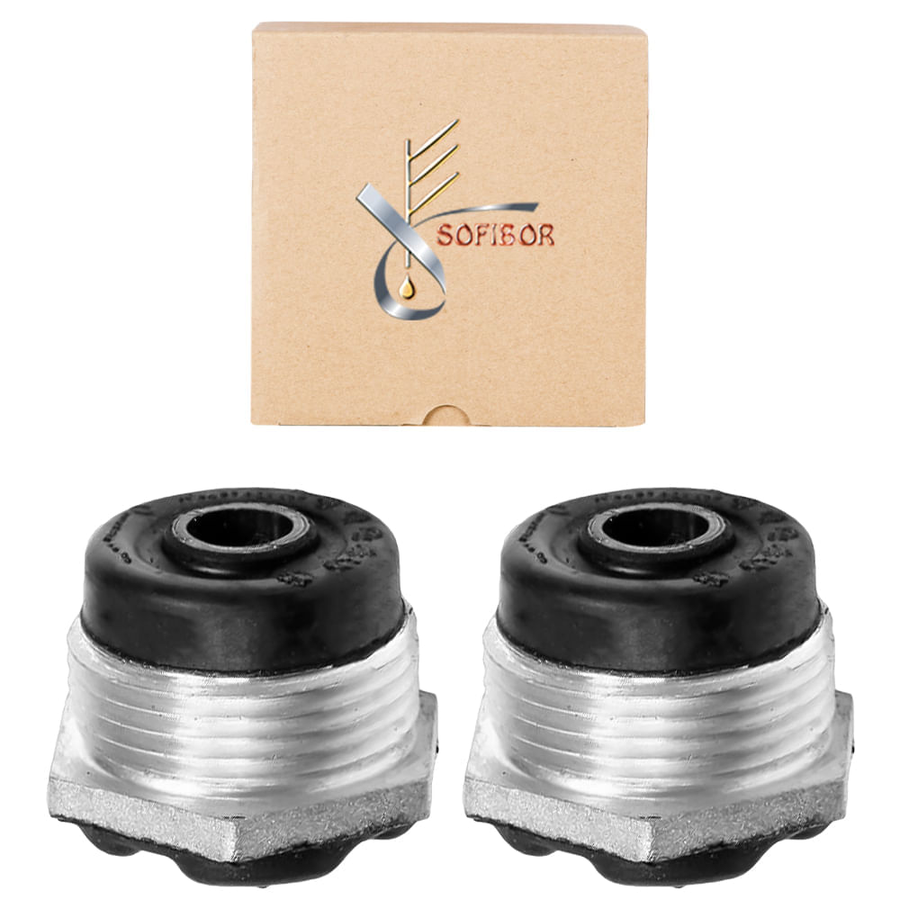 2 Coxim Amortecedor Fiat Uno 89 96 Traseiro Superior Sofibor So 745