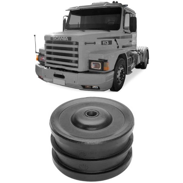 2 Coxim Scania R113 92 98 Dianteiro Suporte Rei