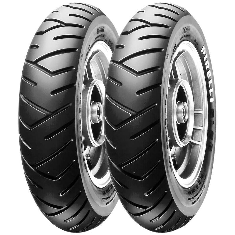 2 Pneu Moto Pirelli 100 90 10 56J 90 90 12 44J SL26