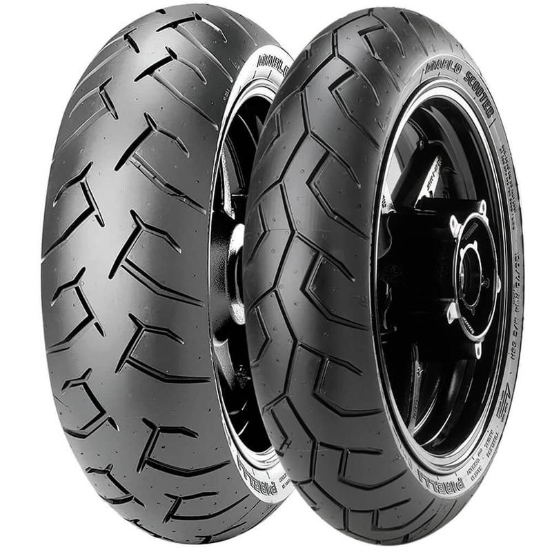 2 Pneu Moto Pirelli 100 90 14 57P 90 90 14 46P Diablo Scooter