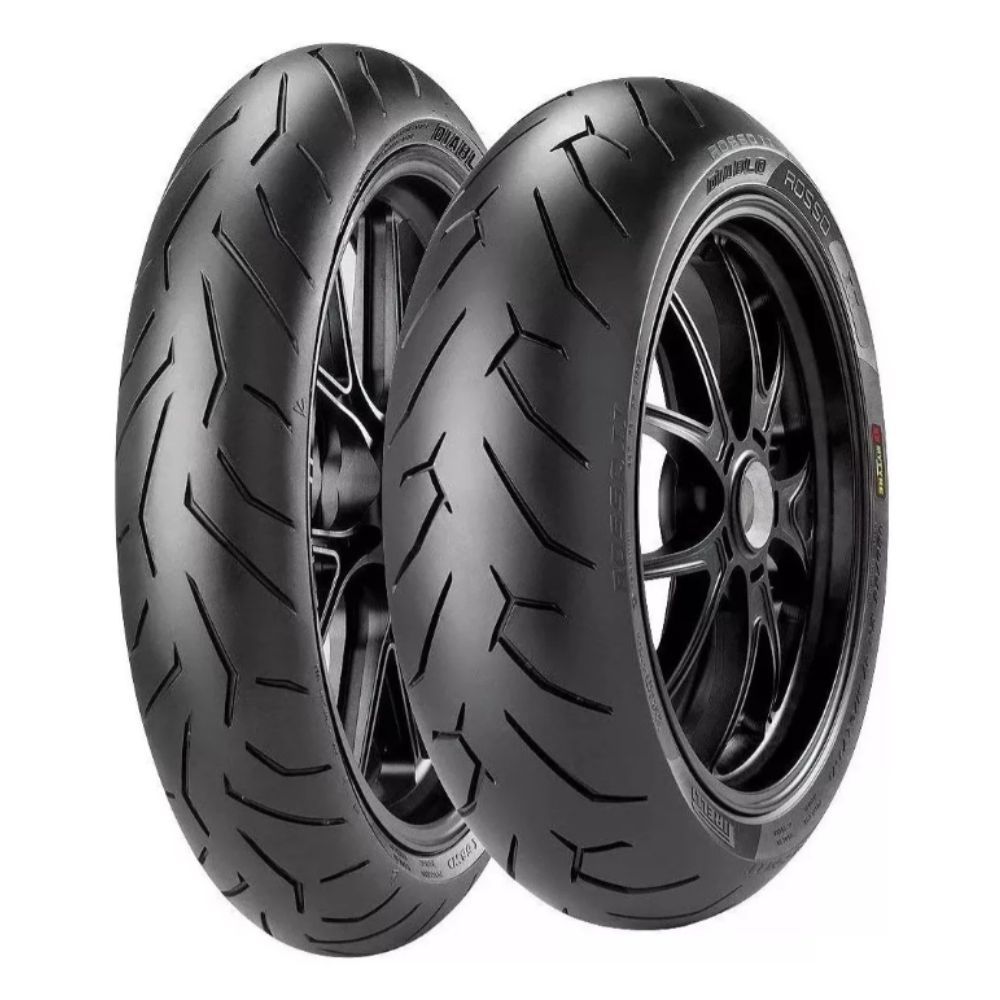 2 Pneu Moto Pirelli 140 70 17 66H 110 70 17 54H Sport Demon