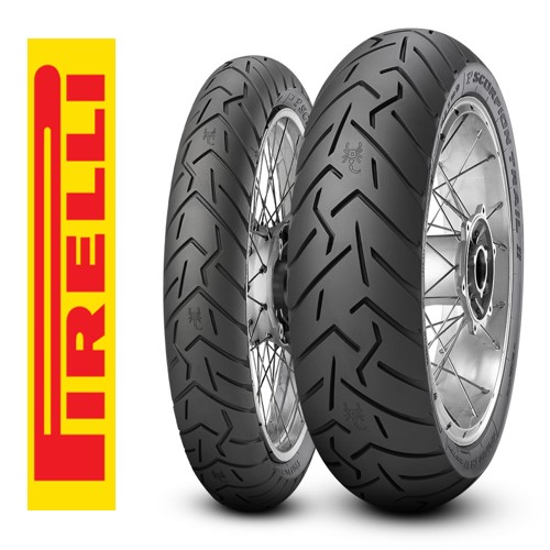 2 Pneu Moto Pirelli 170 60R17 72V 120 70R19 60W Scorpion Trail 2