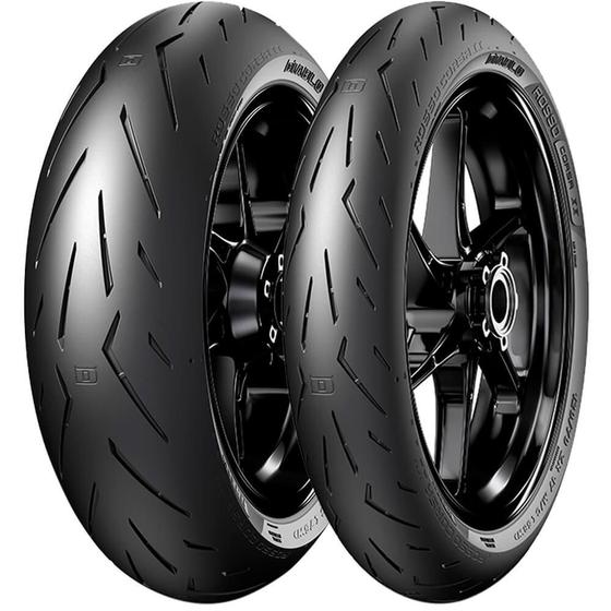 2 Pneu Moto Pirelli 200 55R17 78W 120 70R17 58W Diablo Rosso 3