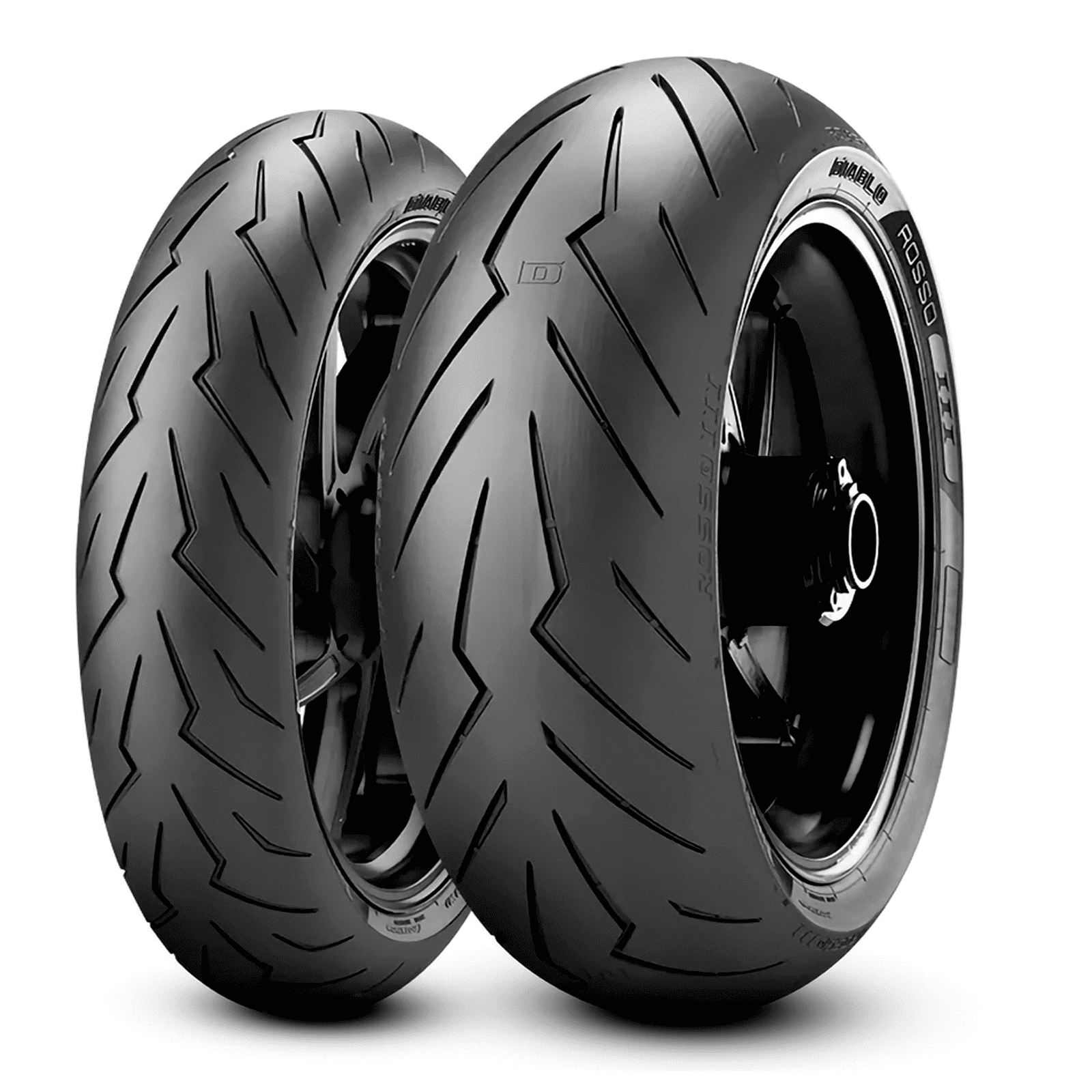 2 Pneu Moto Pirelli 240 45R17 82W 120 70R17 58W Diablo Rosso 2