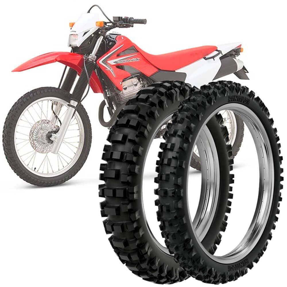 2 Pneu Moto Tornado Rinaldi 110 90 19 62M 90 90 21 54M RMX35