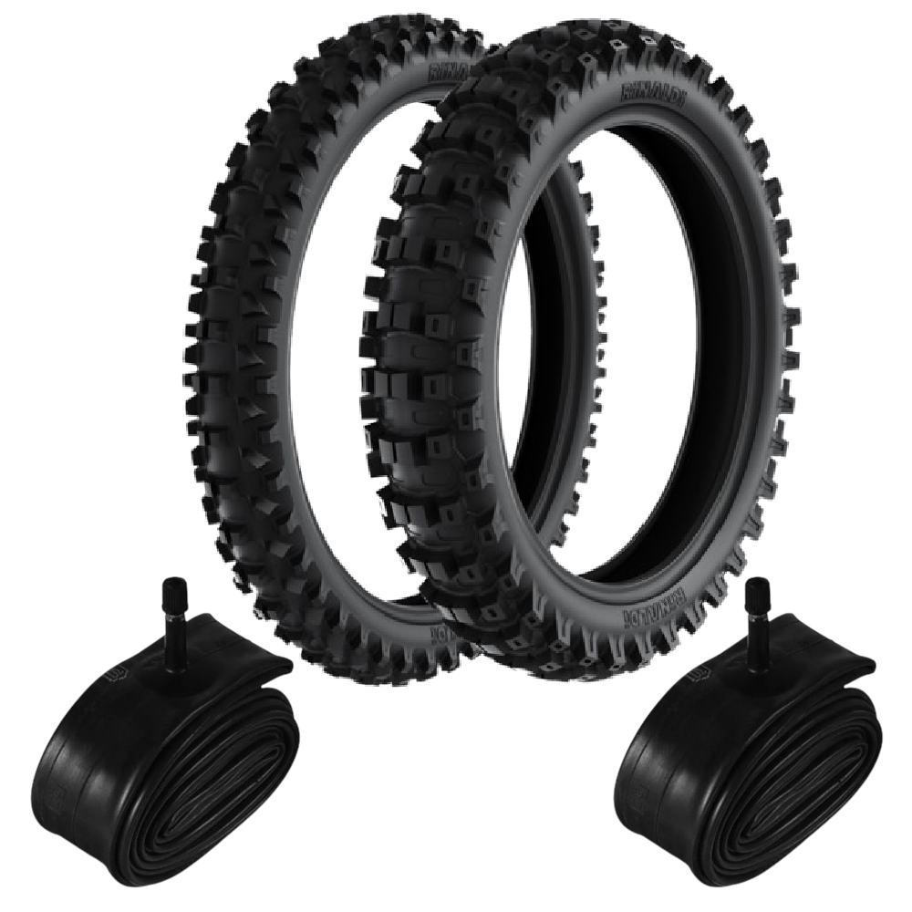 2 Pneu Moto Tt R 230 Rinaldi 100 100 18 59M 80 100 21