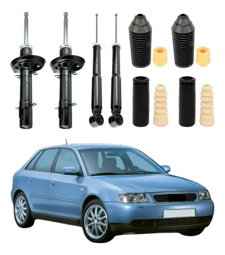 4 Amortecedor Audi A3 97 2006 Dianteiro Traseiro Monroe Kit