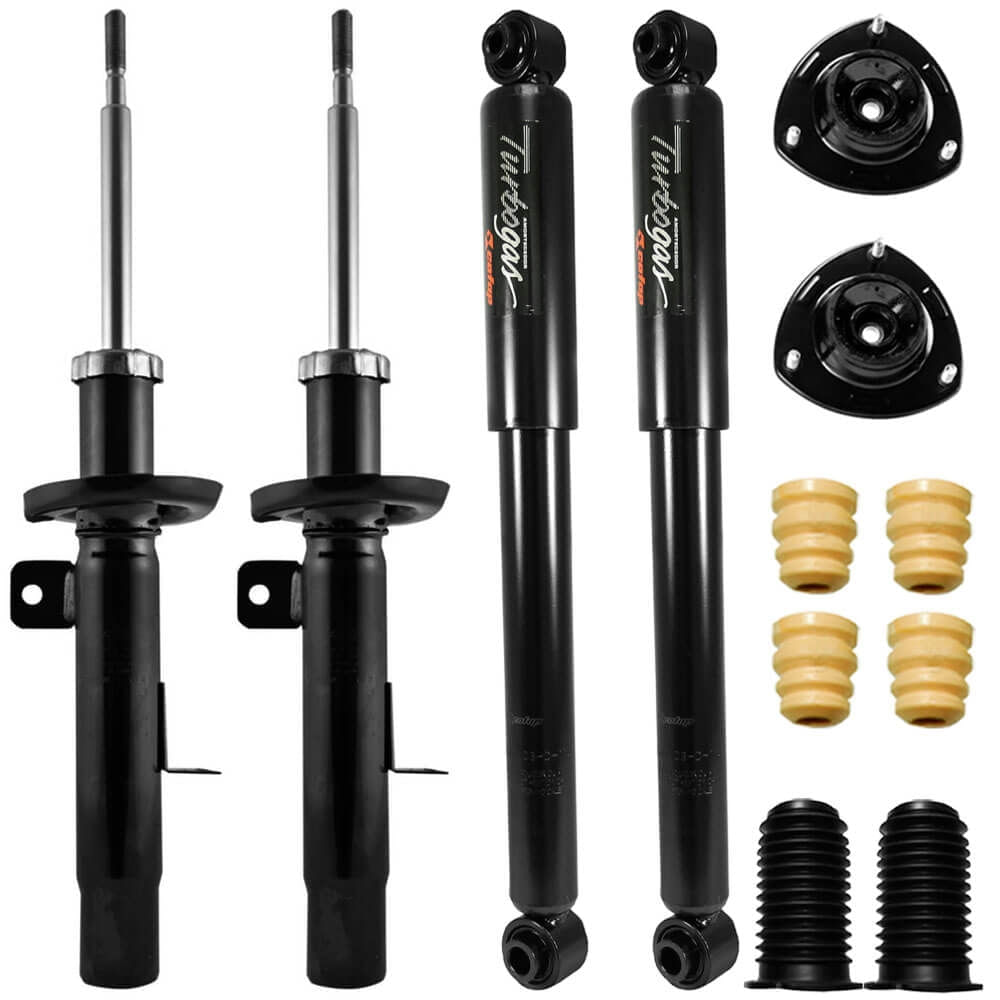4 Amortecedor Citroën C3 2003 2012 Dianteiro Traseiro Cofap Turbogas Kit