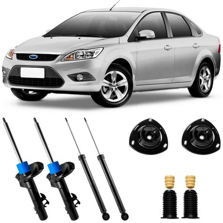 4 Amortecedor Focus Sedan 2008 2013 Dianteiro Traseiro Monroe Kit