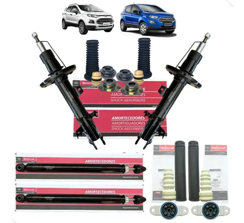 4 Amortecedor Ford Ecosport 2013 2021 Dianteiro Traseiro Kit