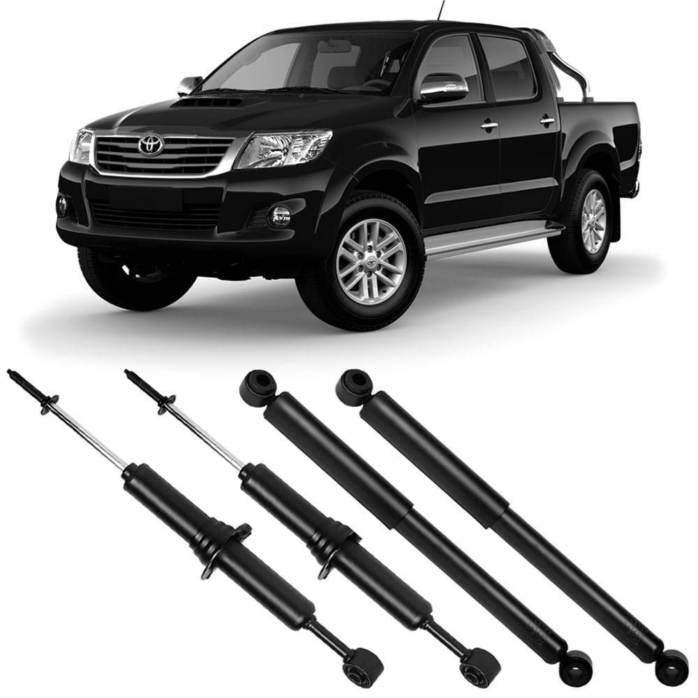 4 Amortecedor Hilux Srv 2005 2016 Dianteiro Traseiro Kayaba KYB
