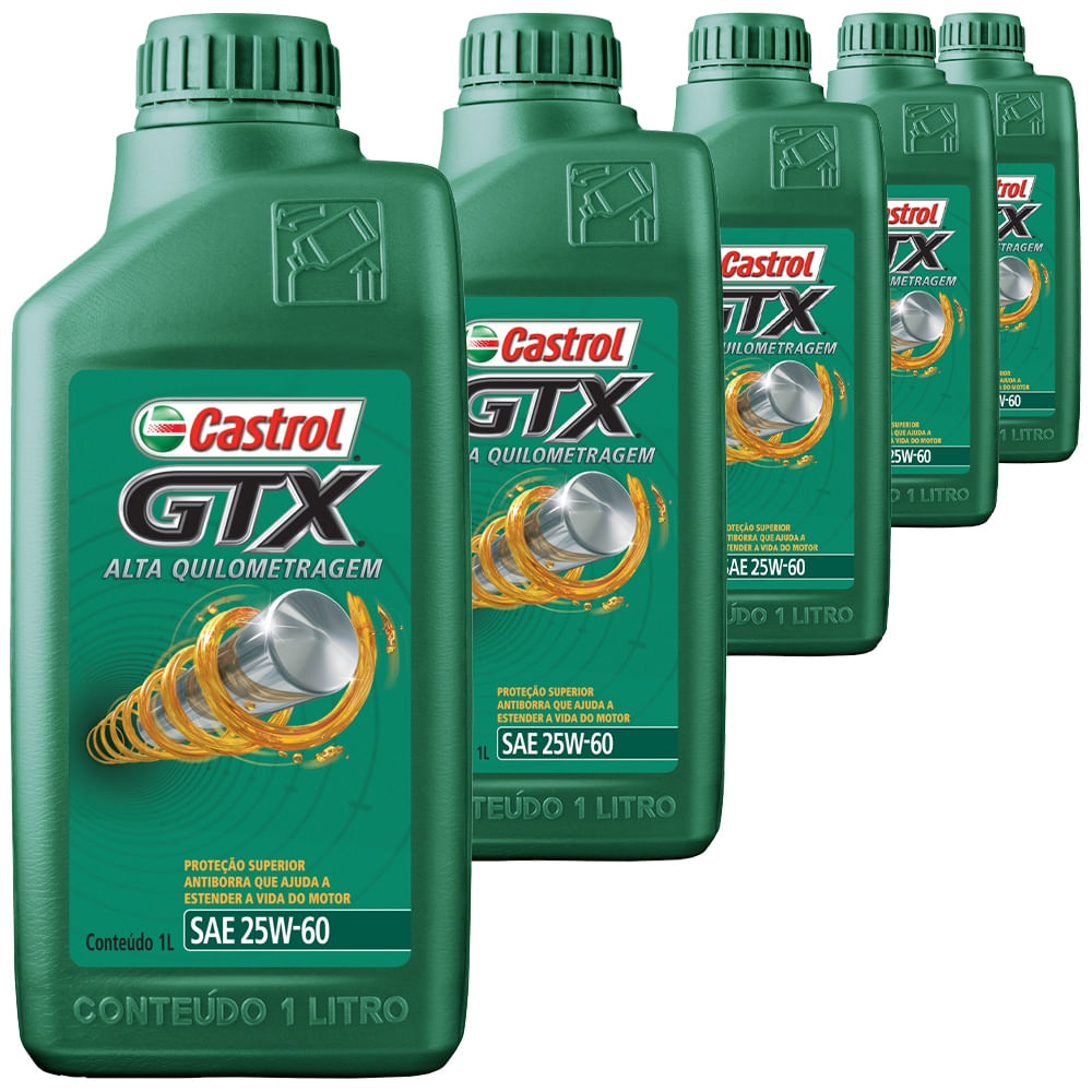 5 Óleo Mineral 25W60 Sl Alta Rodagem Castrol