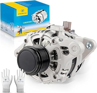 Alternador Ezexpreze 11776N compatível com Toyota Corolla 2014 2015 2016 2017 2018 2019 L4 1,8L, 125Amp 12V CW 6-Groove Clutch Pulley, Substituto # 104211-3300, 27060-0TT 240