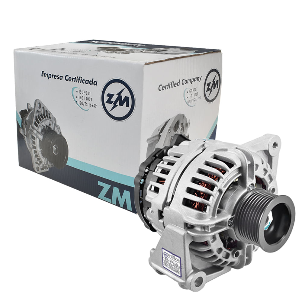 Alternador 12V 90A Rotacao Horario Zm Zm