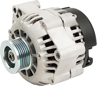 KAX Novo alternador 8283N adequado para Chevy Blazer 2000-2005 S10 2001-2003 4.3L Sonoma 2001-2003 4.3L Jimmy/Oldsmobil-e Bravada 2001, substituição de alternador de alta saída 12V 100Amp CW 6-polia